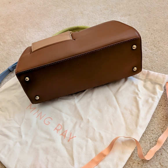 Ming Ray color block handbag - Picture 3 of 5